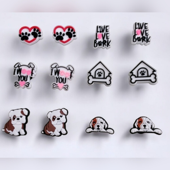 Dog Croc Charms - Picture 1 of 2